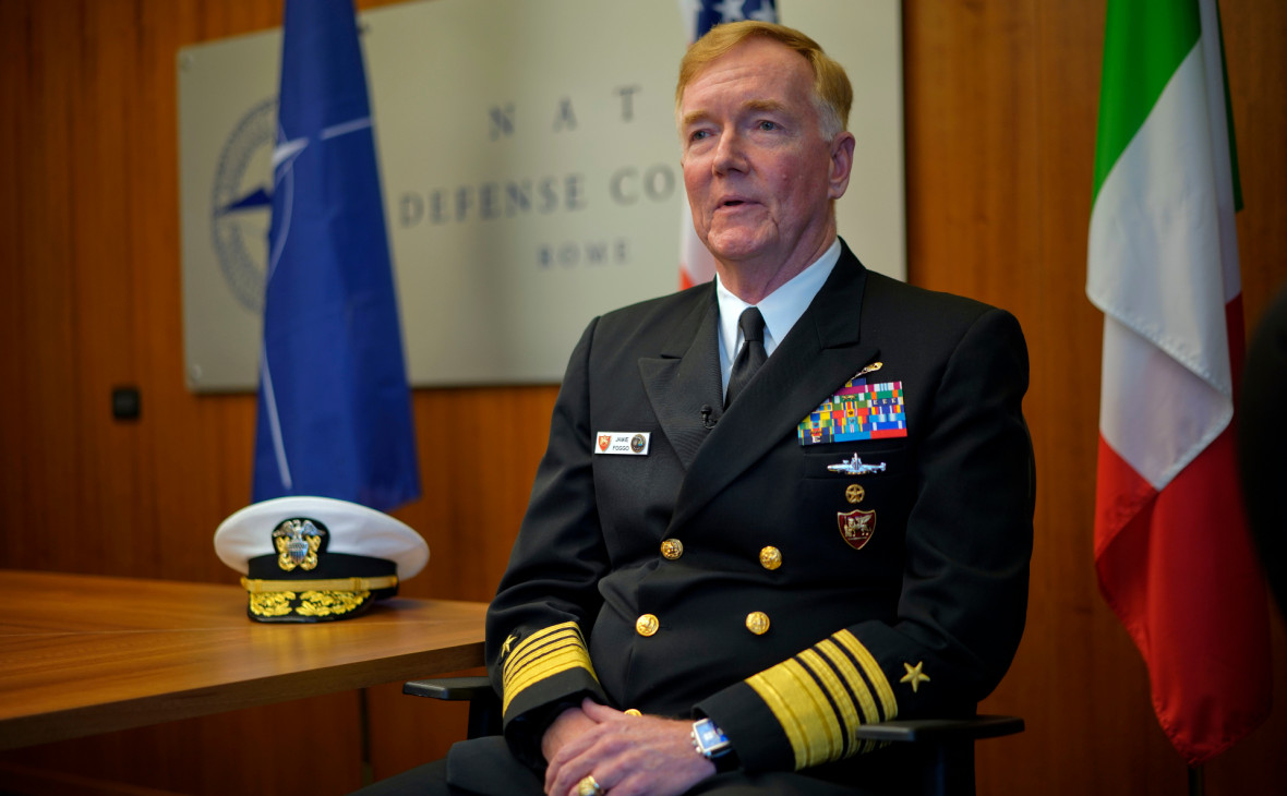 Глава ВМС США в Европе и Африке адмирал Джеймс Фогго